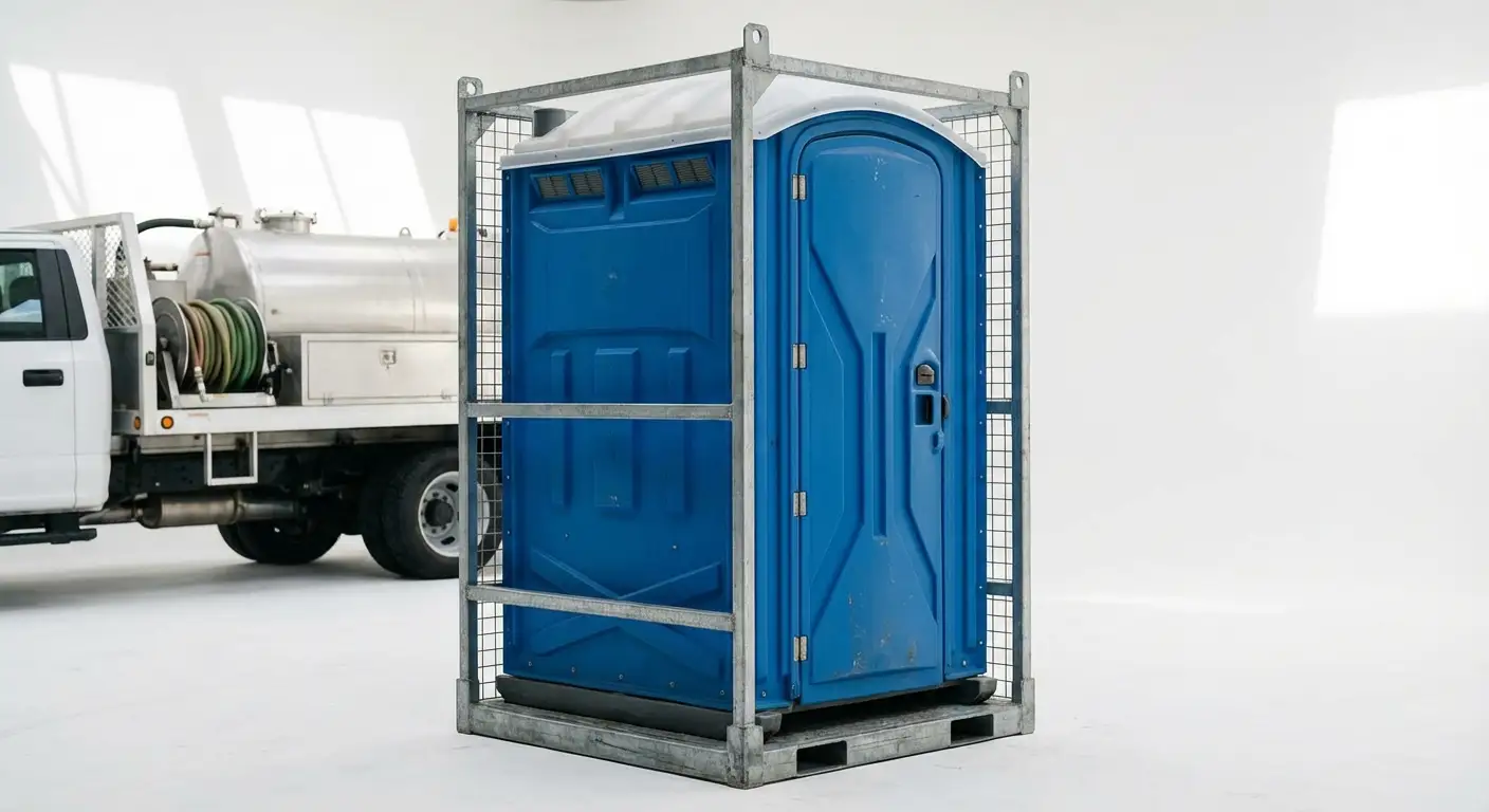 Crane-Liftable Portable Toilet Technical Specifications in Bakersfield, CA