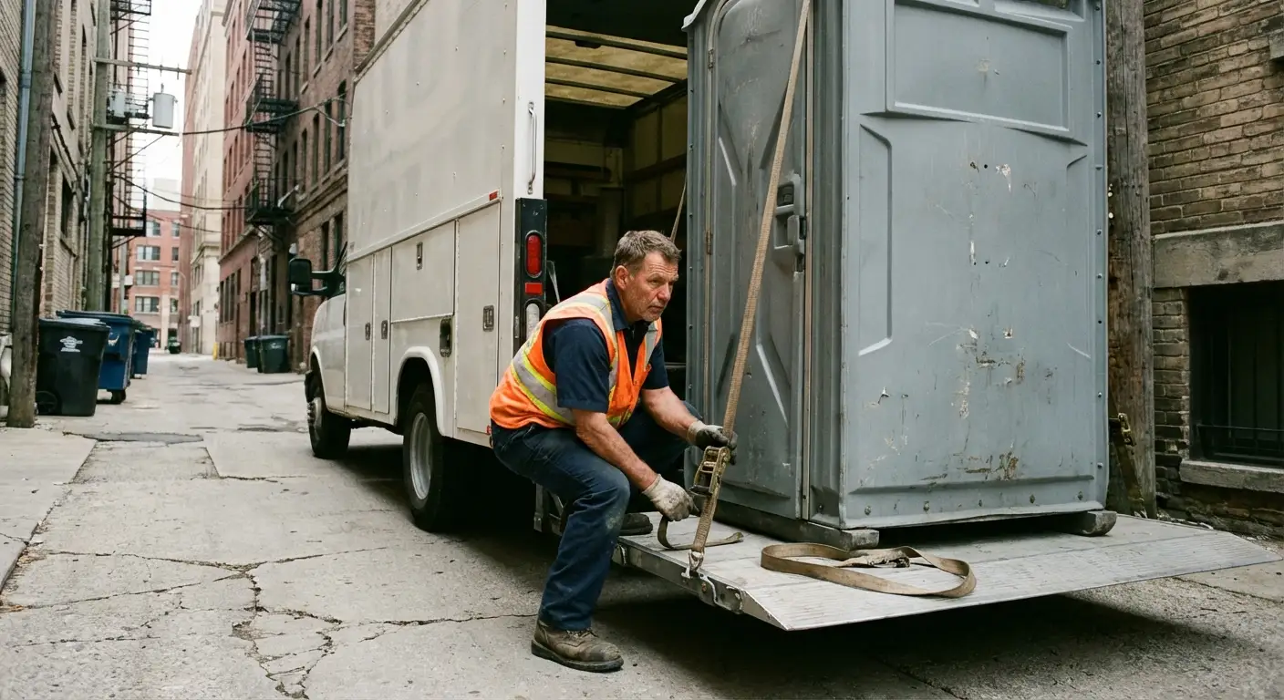 Portable sanitation services in Downtown Bakersfield