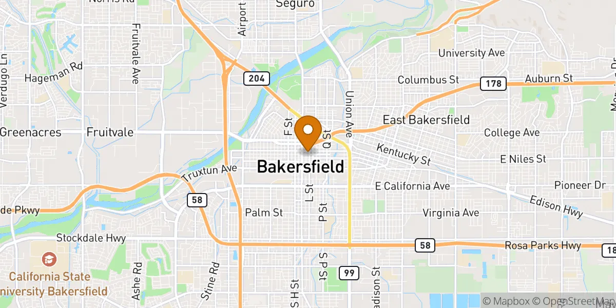 Bakersfield neighborhood map in Bakersfield, CA