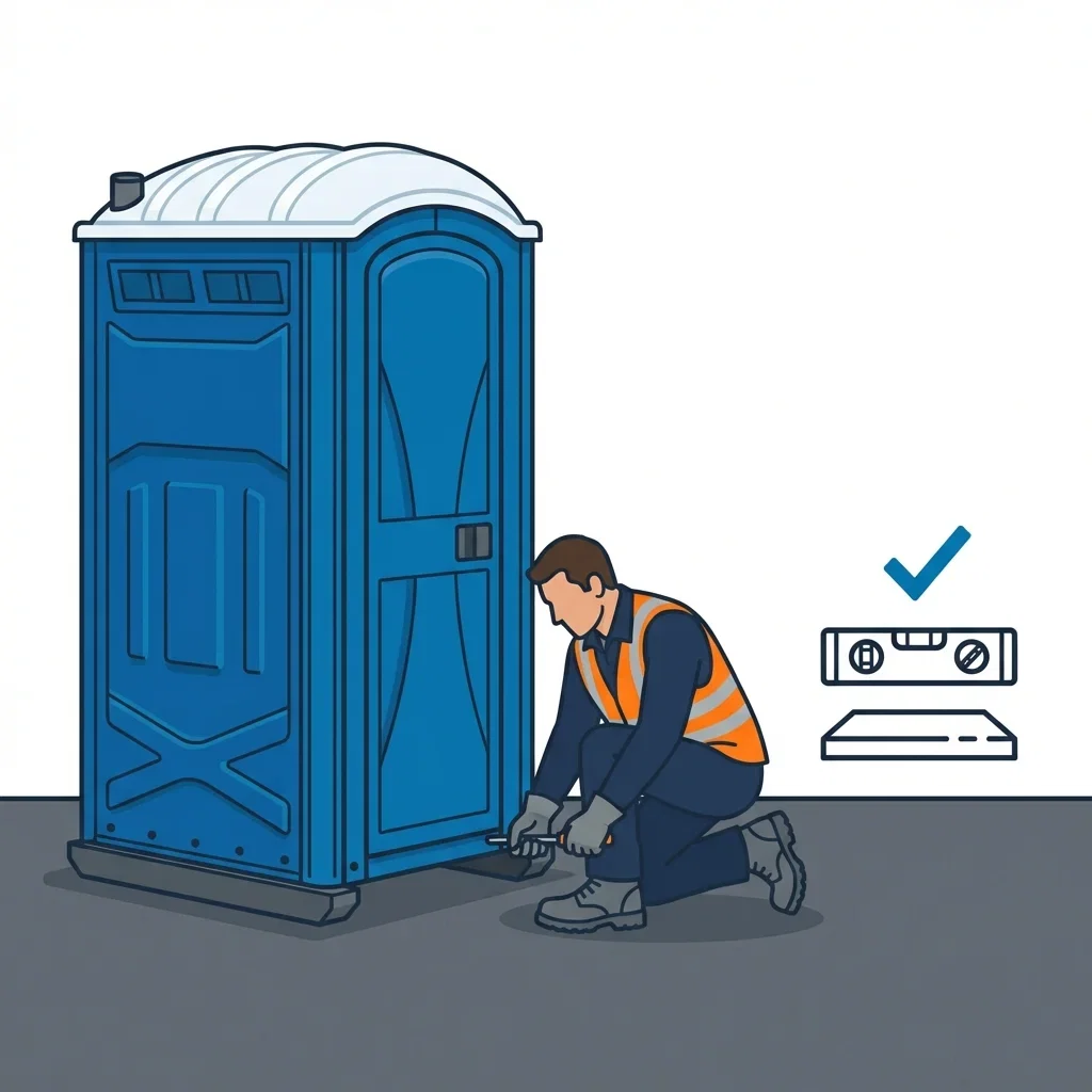 Infographic detailing flat floor entry safety indicators and symptoms in Bakersfield, CA